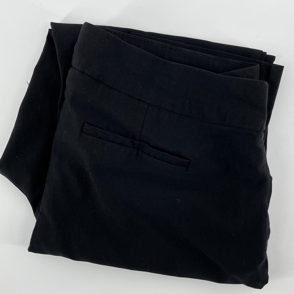 Chico's Dress Pants, Women, 2R (US 12), Black, Pull-On Stretch Trousers